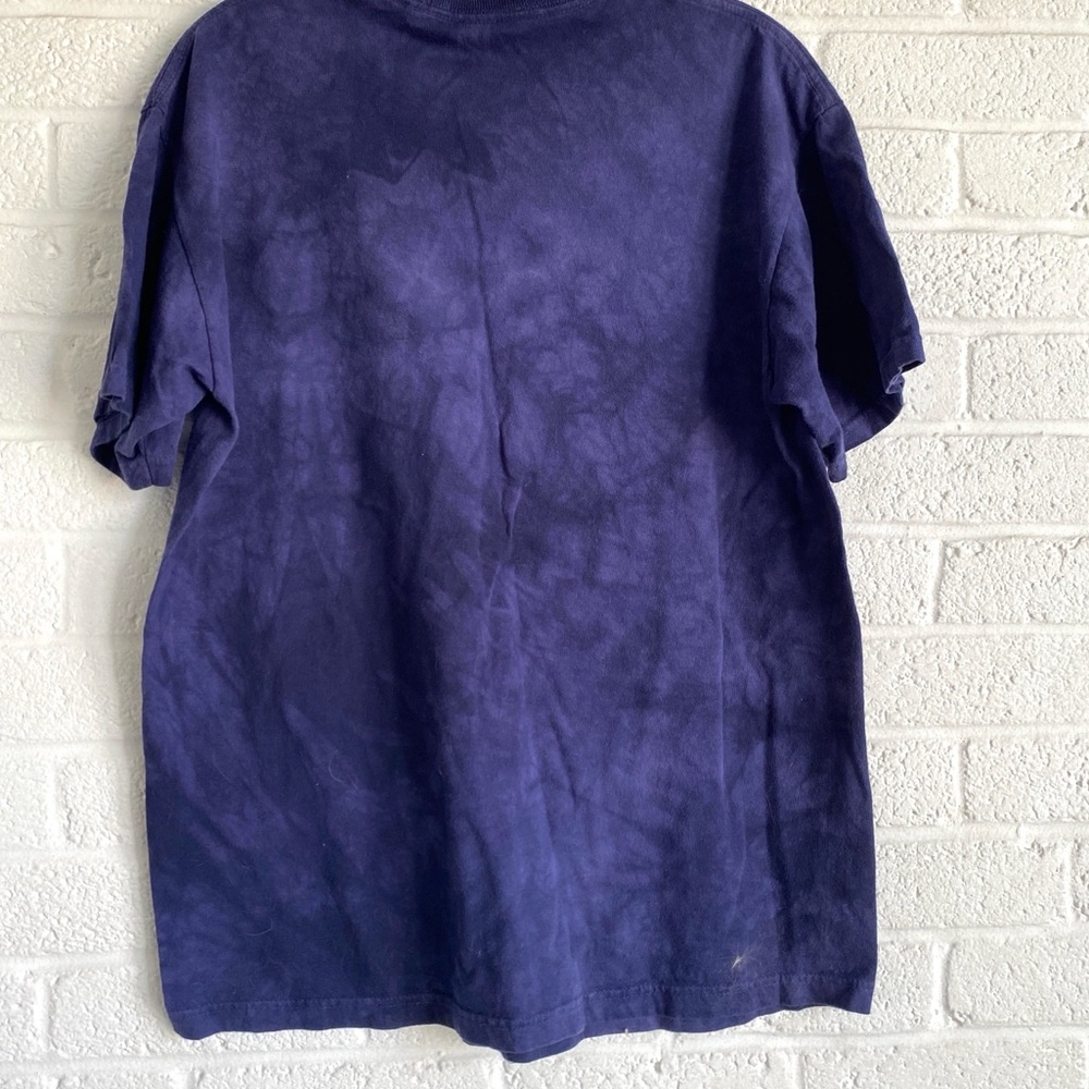 The Mountain Dark Cupid Angel Archer Fantasy T-Shirt Purple Tie Dye Medium Goth - Picture 7 of 8